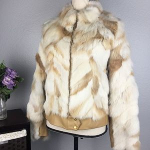 Egoist Full Zip Fur Jacket Small